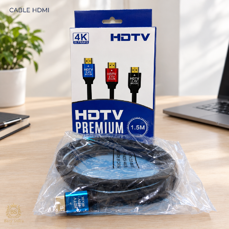 Cable HDMI 1.5 Metros HDTV 2.0 para 4K Ultra HD con Conexión de Alta D Foto 7322531-1.jpg