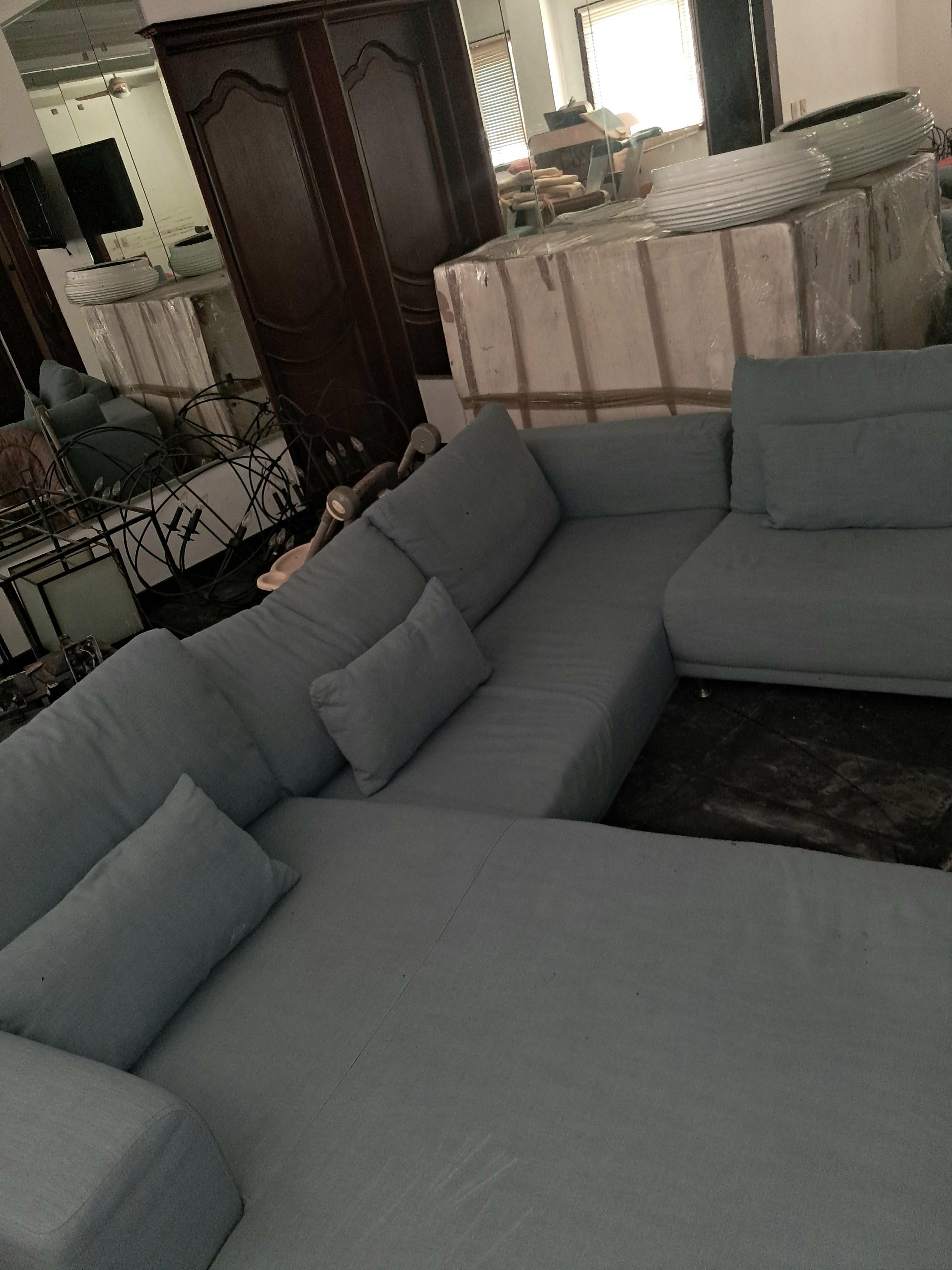 MUEBLE TIPO L COLOR AZUL CLARO Foto 7322661-5.jpg