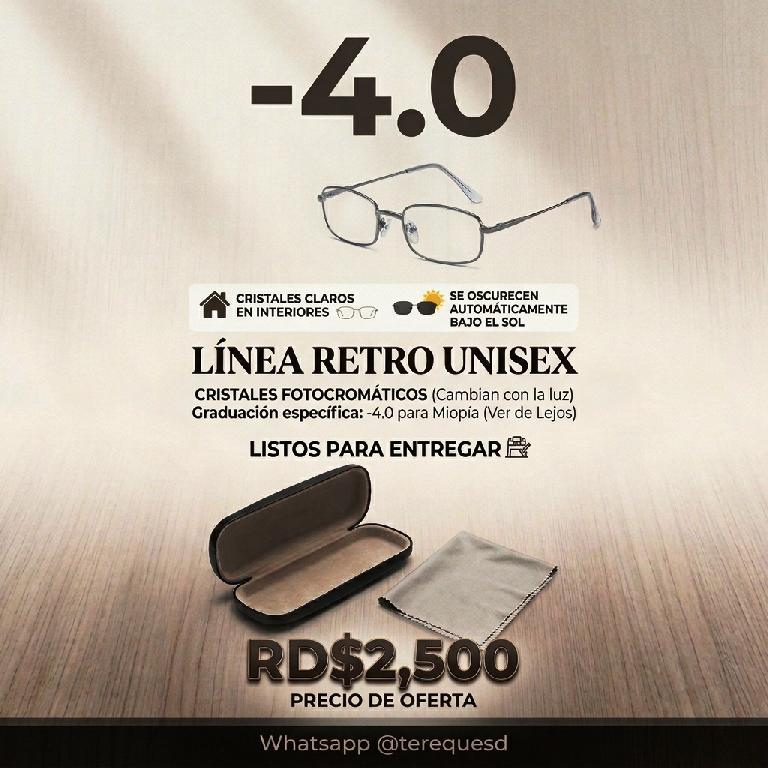 Lentes para miopía -4.0 fotocromaticos  Foto 7322691-1.jpg