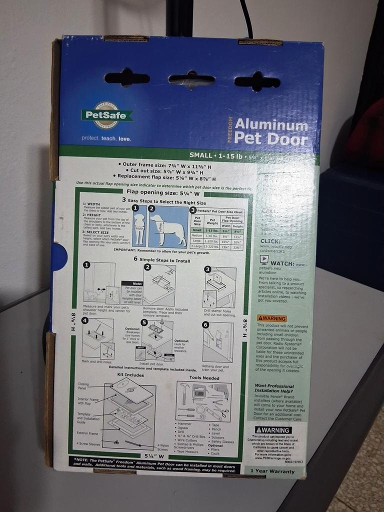 Puerta PetSafe Freedom para Mascotas Aluminio  Foto 7322698-5.jpg