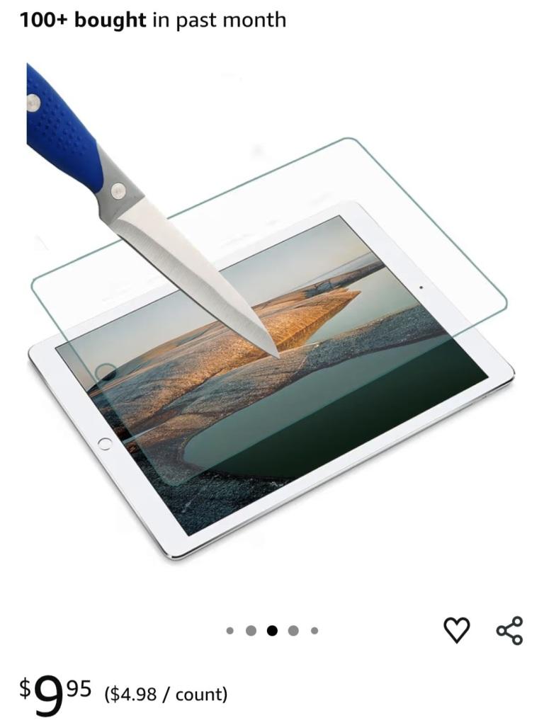 Protector pantalla para iPad Air/Pro 9.7  Foto 7322711-6.jpg