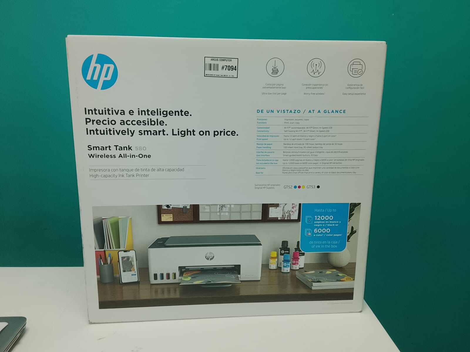 IMPRESORA HP SMART TANK 580 WIRELEES ALL-IN-ONE  Foto 7322844-1.jpg