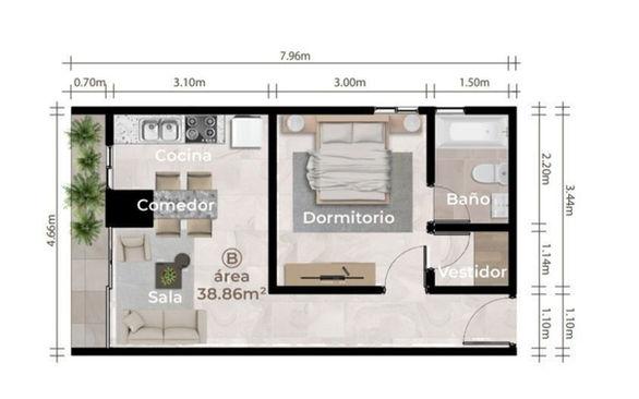 Visión tower I listo para estrenar apartamento en venta Alma Rosa I ap Foto 7323114-3.jpg