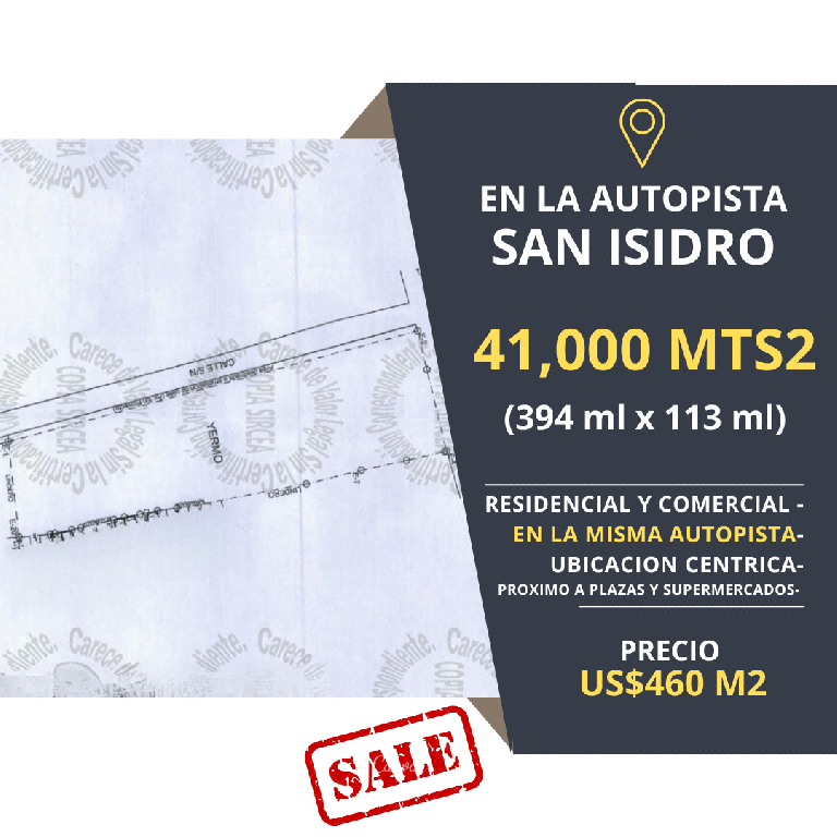 Solar-Terreno Venta Autopista San Isidro. Foto 7323426-1.jpg