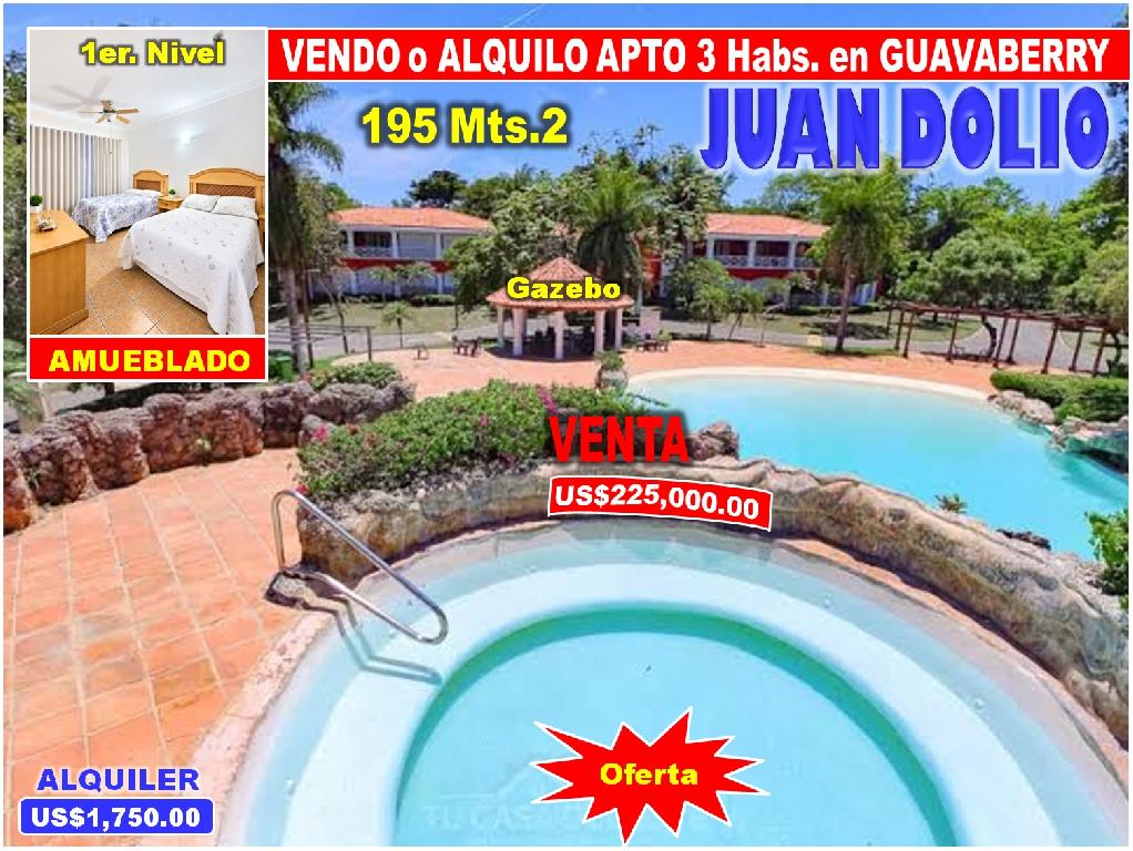 VENDO O ALQUILO APTO AMUEBLADO EN GUAVABERRY  3 HABS. 195 Mts.2 Foto 7323969-1.jpg