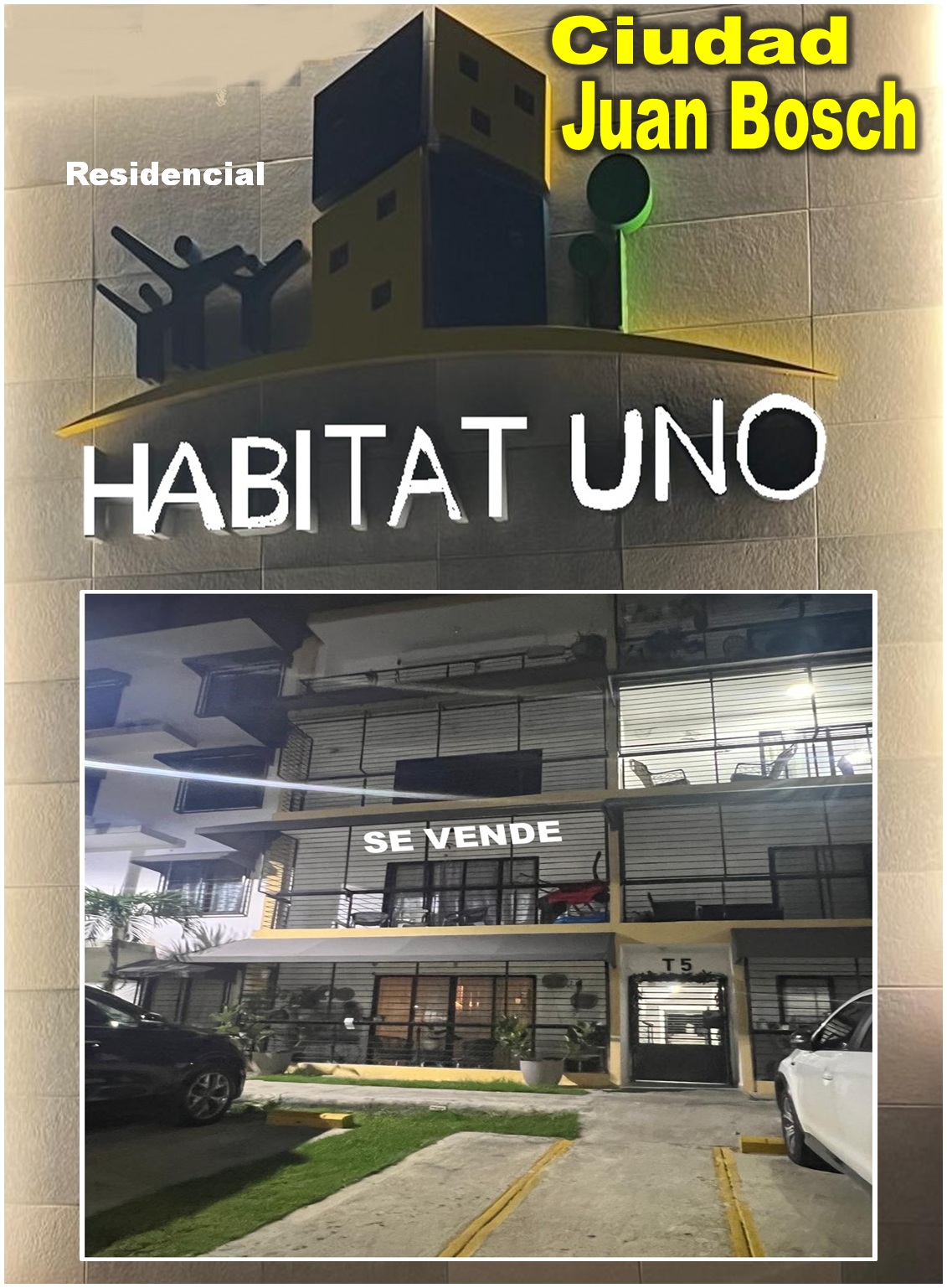 Vendo Apto en OFERTA en CIUDAD JUAN BOSH 3 HABS. 94 Mts.2 Res. HABITAT Foto 7324359-9.jpg