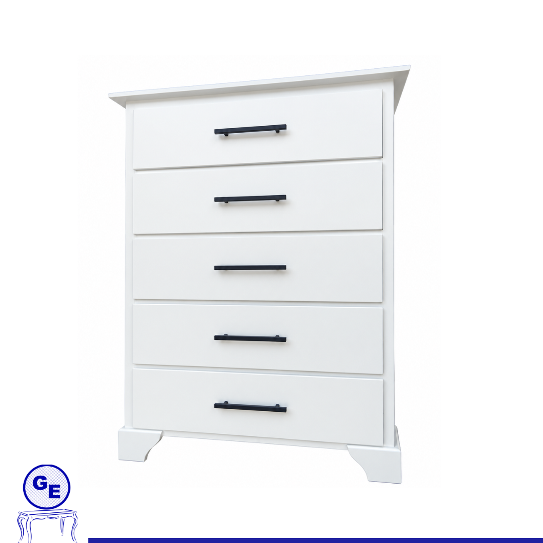 Gavetero en madera blanco con gavetas grande y profundas  Foto 7324777-2.jpg